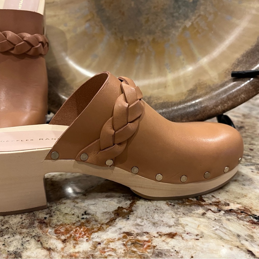 Loeffler Randall Tan Braided Mules Brand New! - Picture 3 of 4